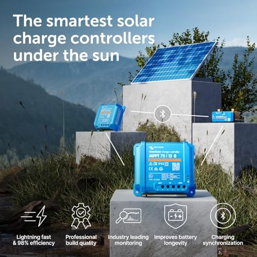 SmartSolar MPPT Solar Charge Controller (Bluetooth) - Charge 75V, 15A
