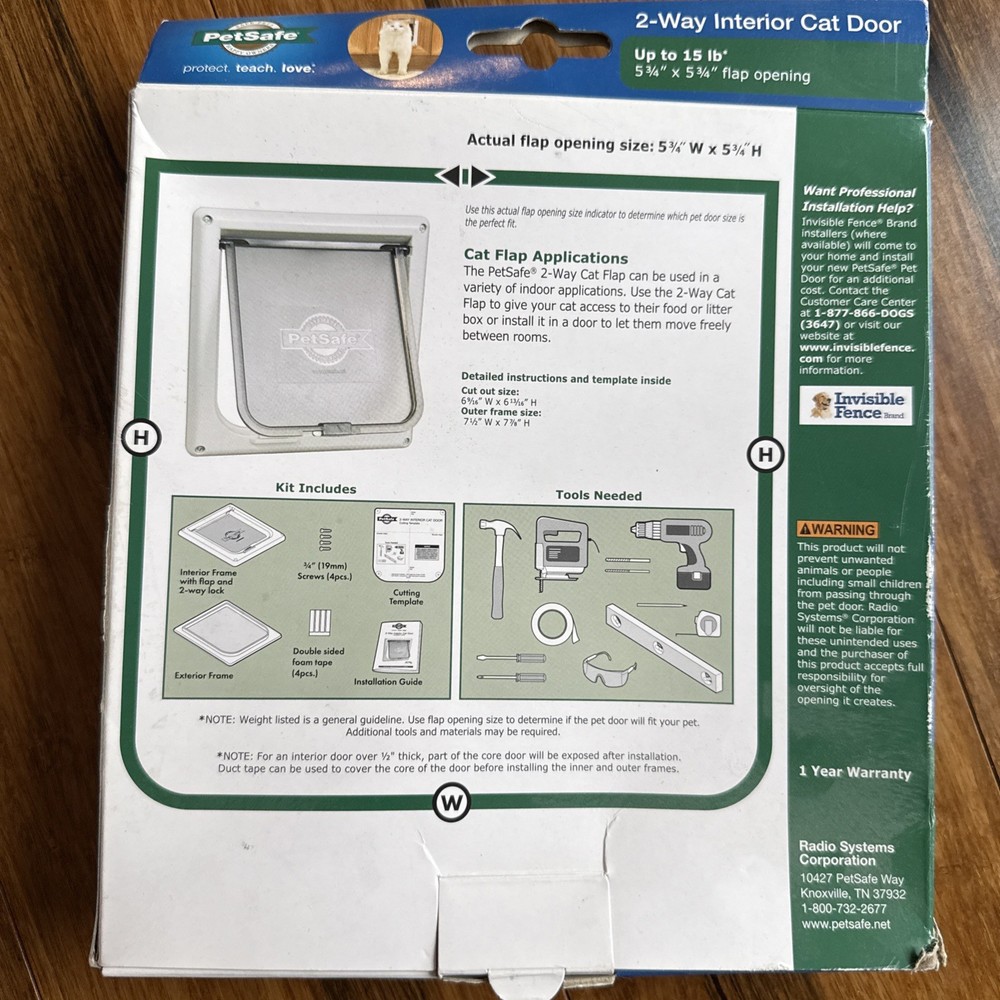 Pet PetSafe Small 2-Way Interior Cat Door