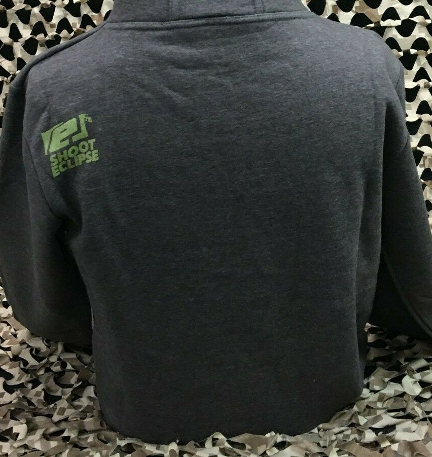 NEW MEDIUM Planet Eclipse Favela Hooded Sweatshirt - Graphite