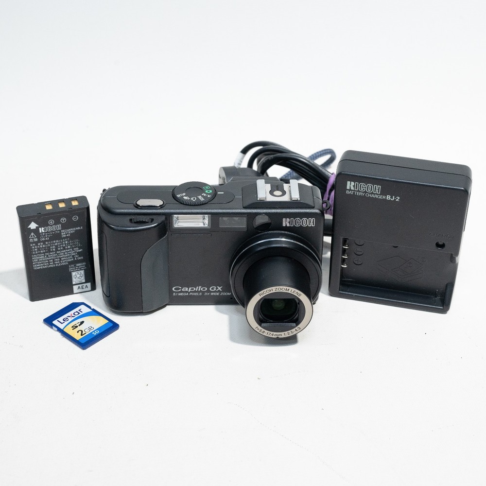 Ricoh Caplio GX Digital Compact Camera CCD 5.1 MP  - Tested & Excellent!