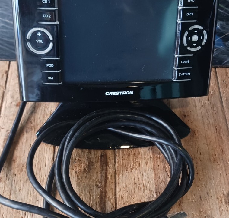 Crestron TPS-6 TPS-6-B-T Black Touchscreen Panel with Cable Stand