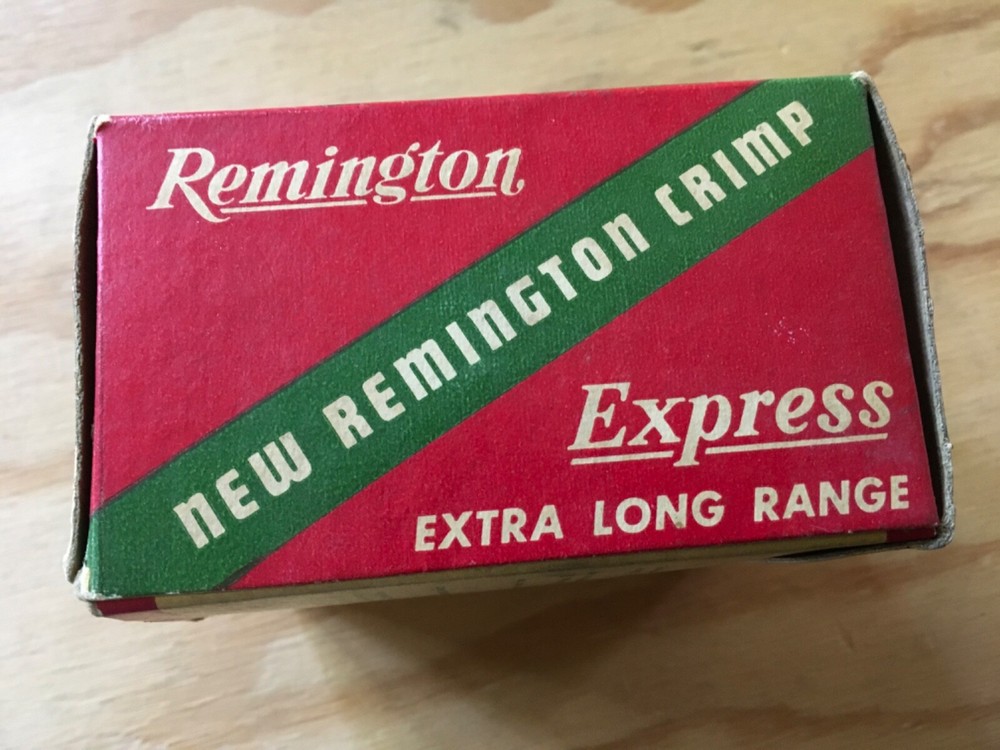 EMPTY 12 Gauge REMINGTON EXPRESS Extra Long Range Shotgun Shot Shell Box