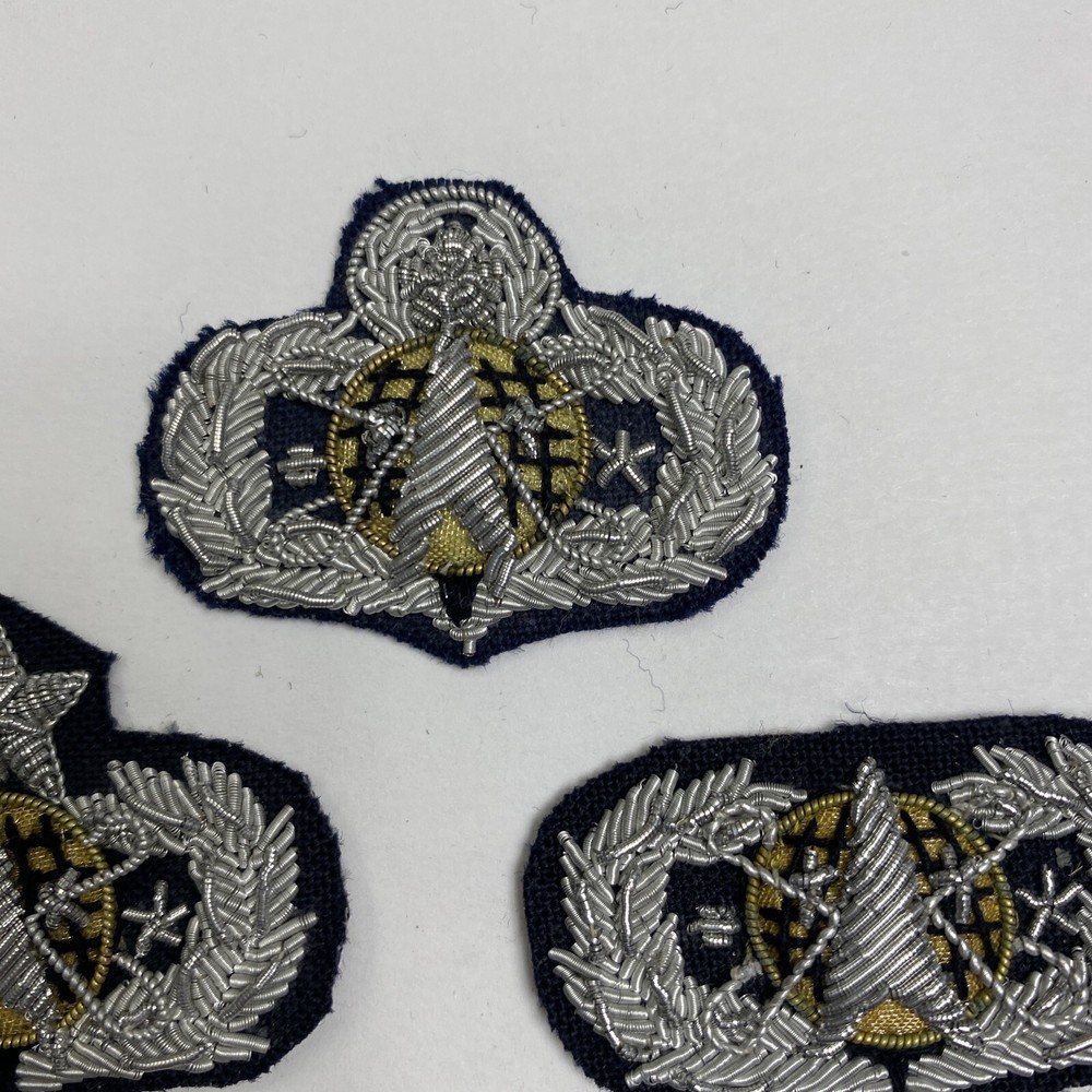 Vintage Air Force Bullion Insignia Pin: Space Operations - Master, Sr, Basic