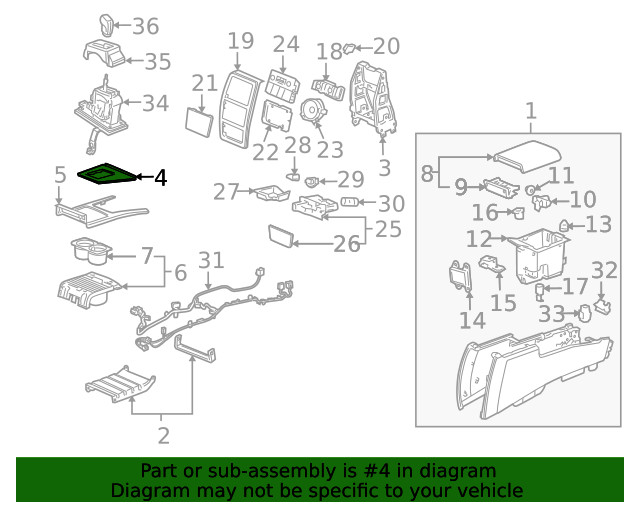 Genuine GM Shift Plate 15867908