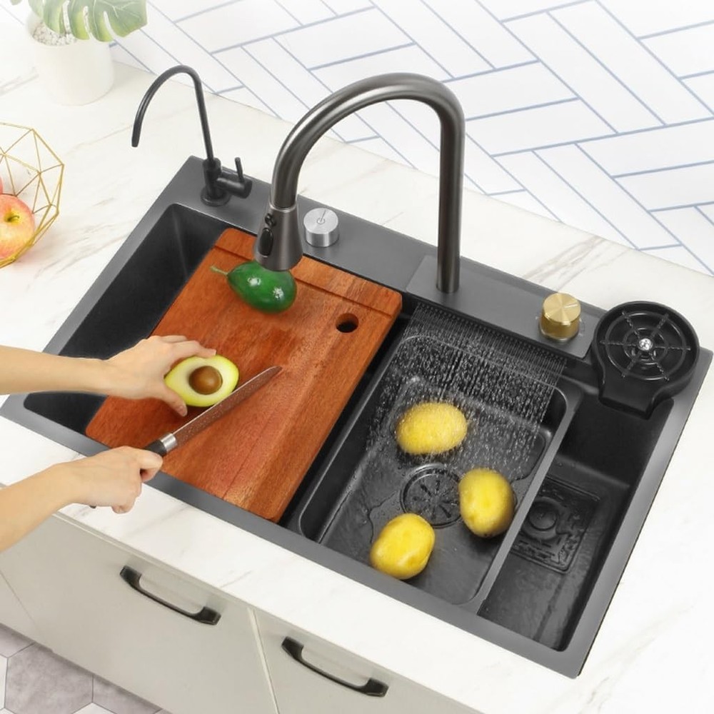 Stainless Steel Topmount Workstation Kitchen Sink