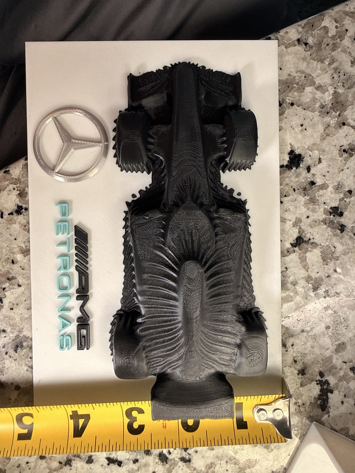 Mercedes AMG Petronas F1 Car Art Decor Logo Gift For Fan Collector Man Cave Desk