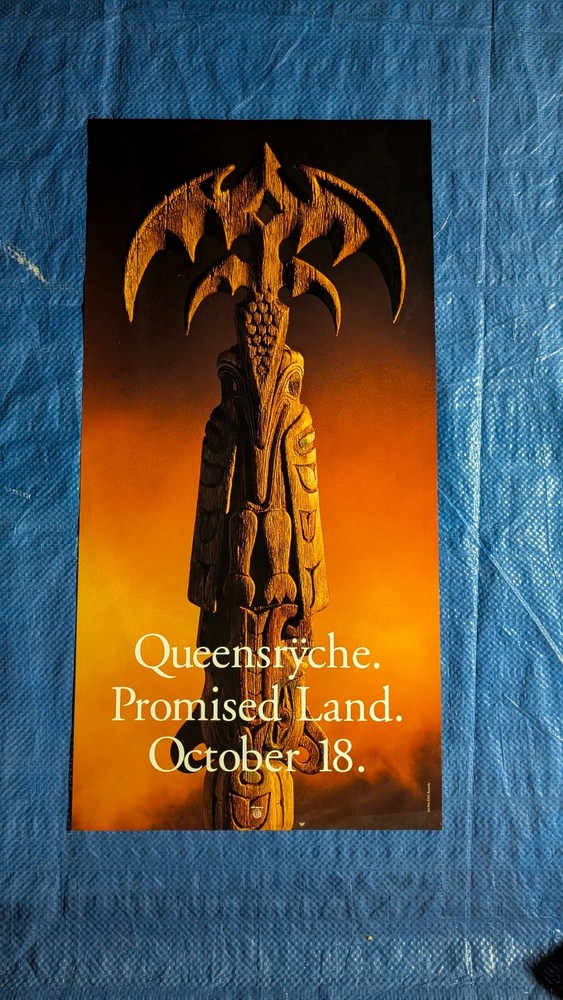 Queensryche Promised Land Original Promo Poster 12x24