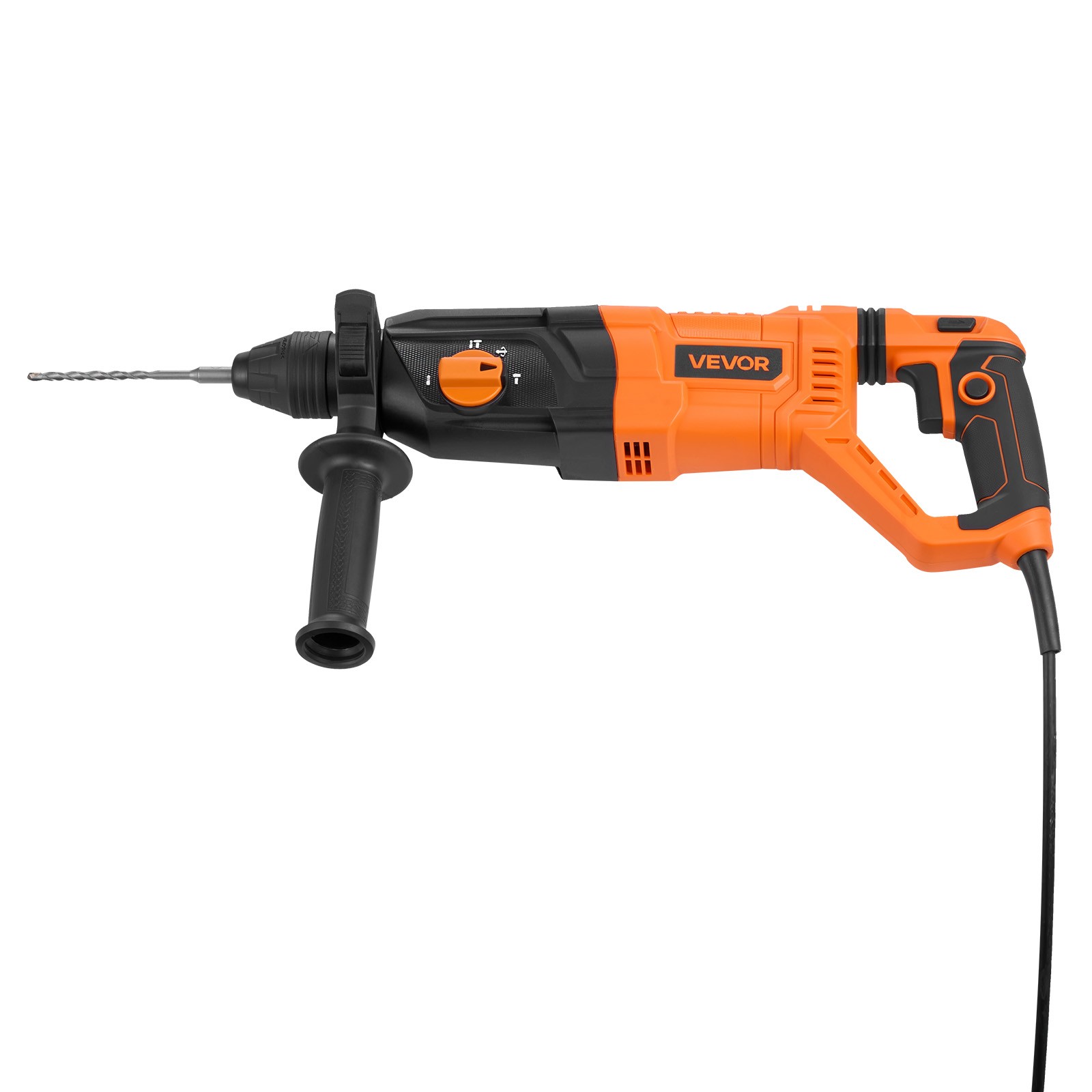 VEVOR Rotary Hammer Drill Rotary Hammer 1-1/8 in SDS-Plus for Concrete Masonry