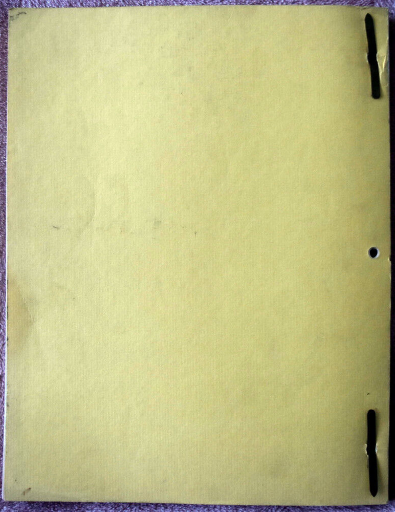"Through A Glass Darkly" Original Screenplay Second Draft Script