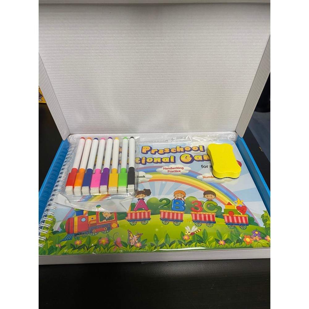 Preschool Learning Activities Educational Workbook -NEW