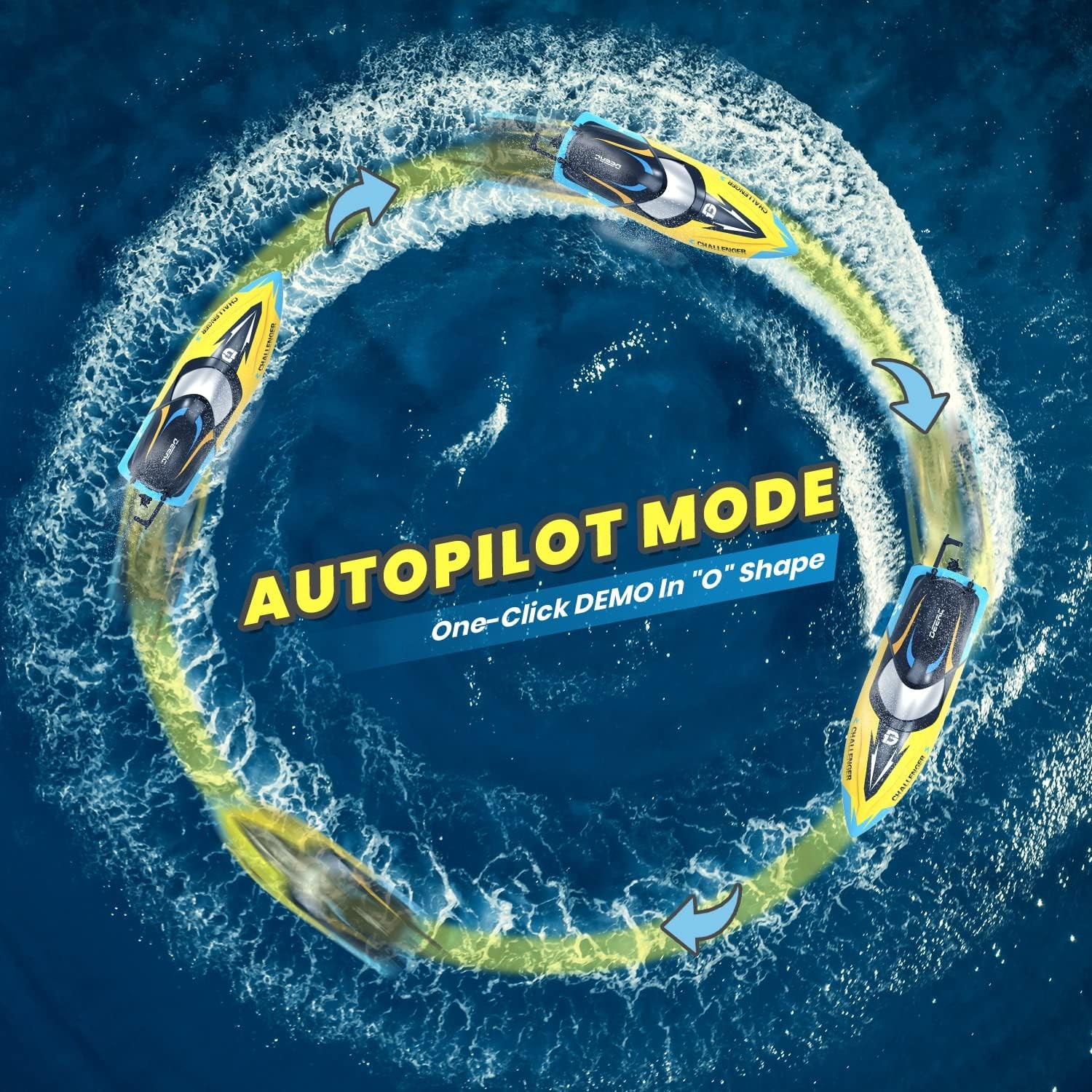 DEERC High Speed RC Boat Brushless Motor for Lakes and Pools