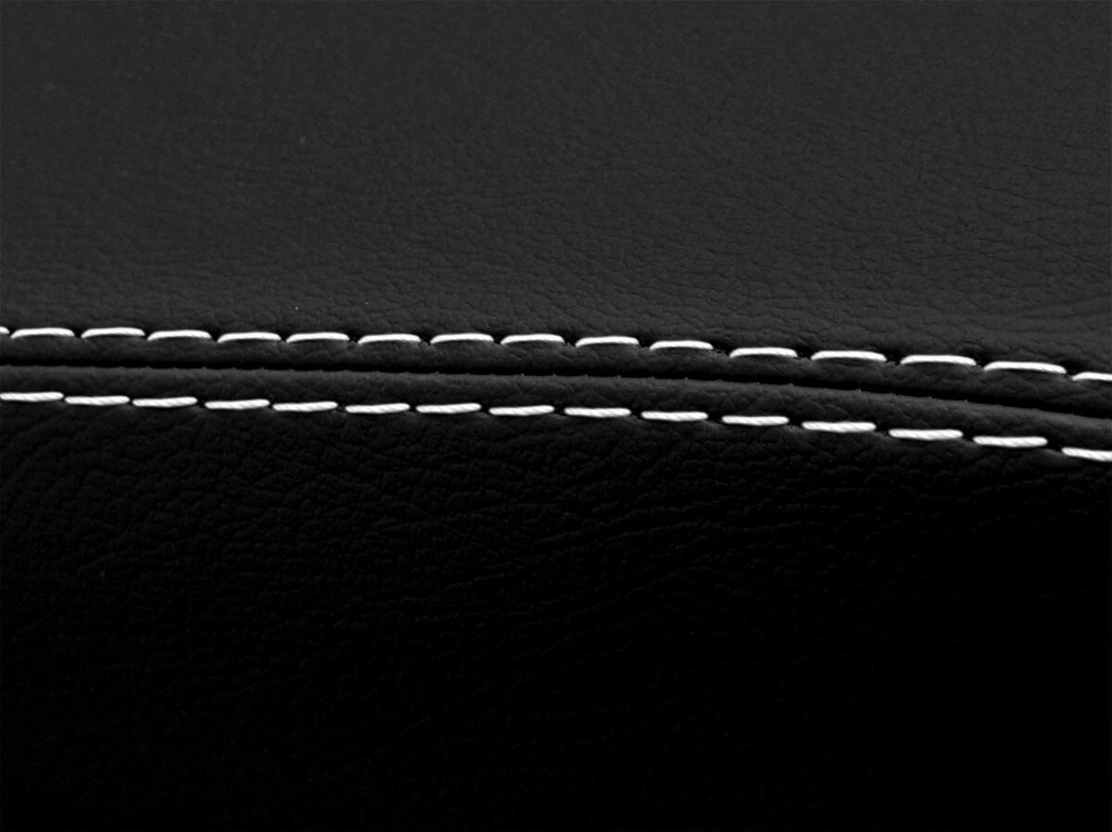 Automatic Shift Boot PVC Leather for Ford Explorer 2011-2019 White Stitch