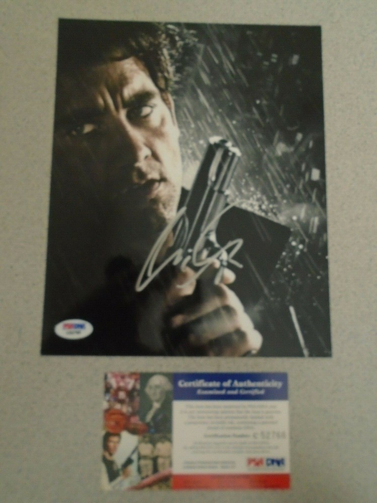 CLIVE OWEN AUTOGRAPH 8 X 10 PSA / DNA AUTHENTICATED