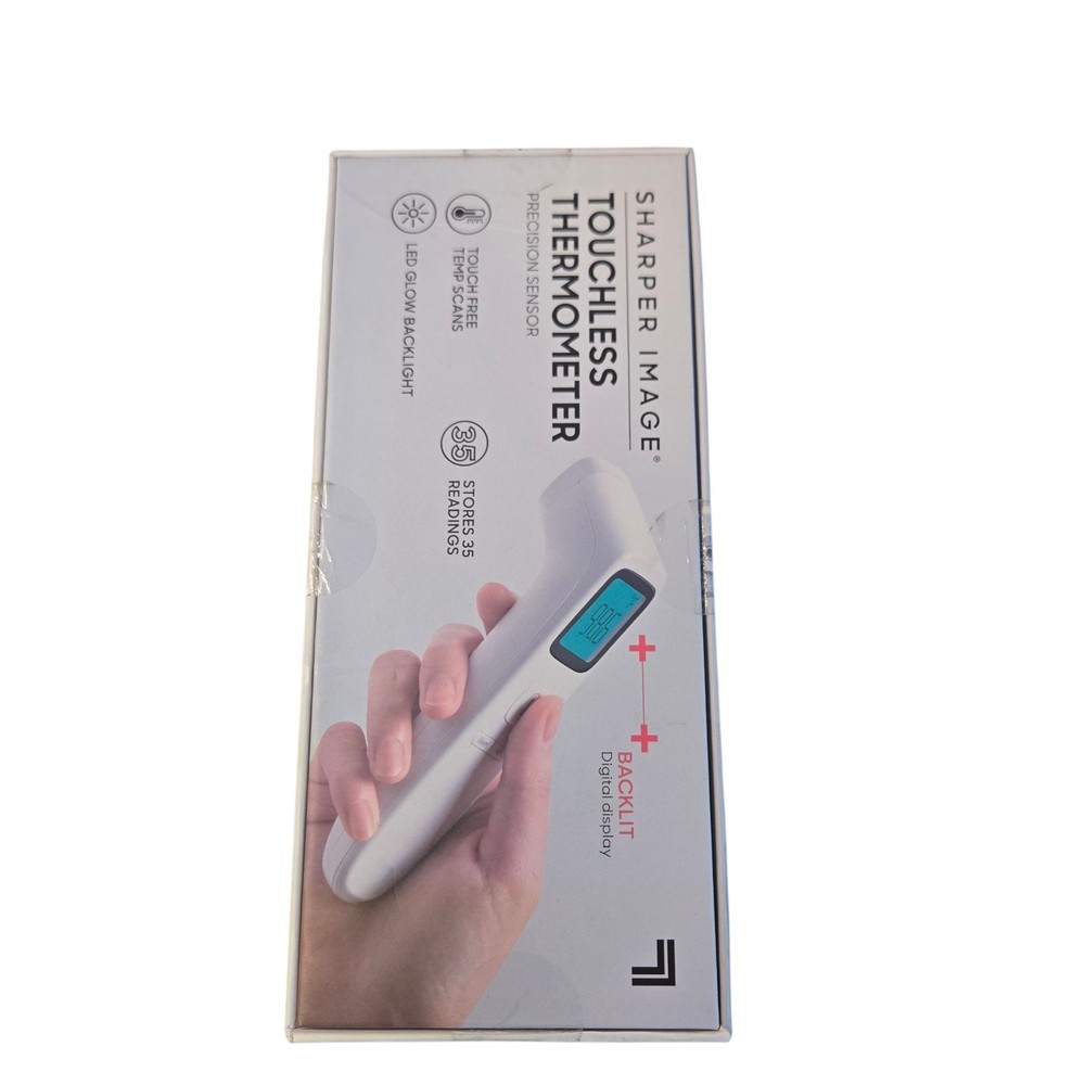 SHARPER IMAGE Digital TOUCHLESS Smart Forehead THERMOMETER