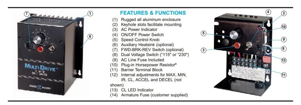 KB Electronics KBMD-240D DC motor control 9370