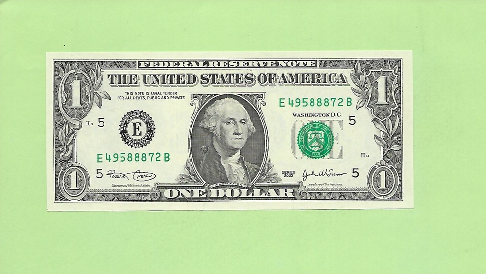 2003 ..UNCIRC $1  E 4958 8872 B .... 2003 $1  E-B     NICE NOTE         FRN