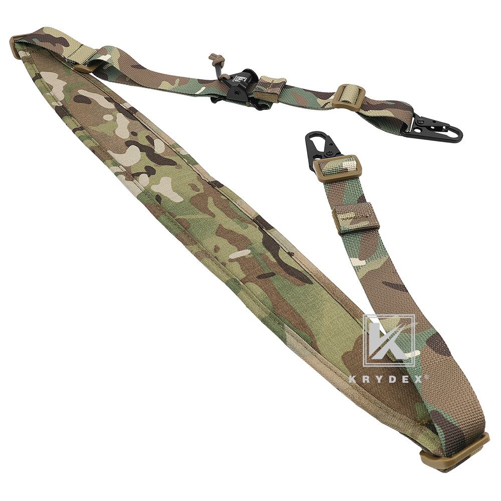 KRYDEX Tactical Sling 2 / 1 Point Shoulder Strap Padded Shooting Sling