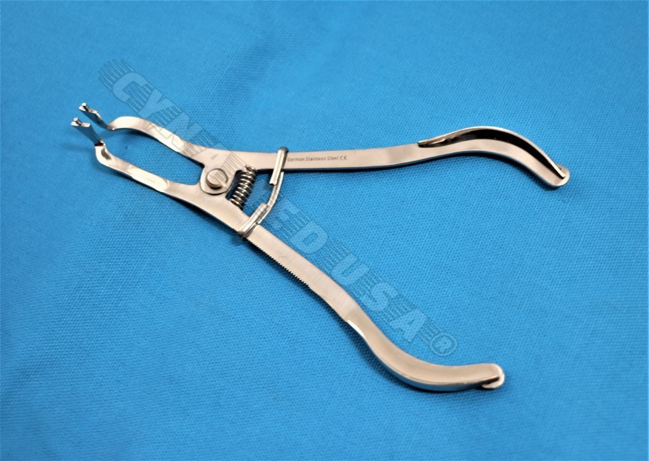 New German 3 IVORY LIGHT WEIGHT Rubber Dam Clamp Forceps Dental InstrumentS