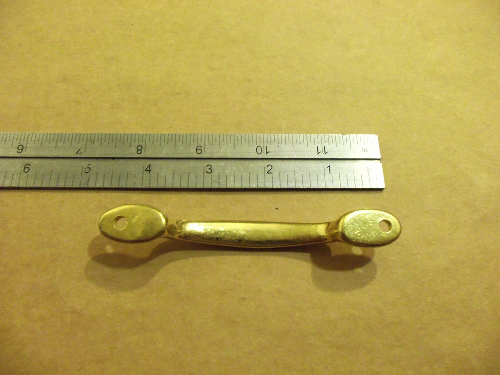 Solid Brass Window Sash Lifts Drawer Pull Handles (Set Of 4)