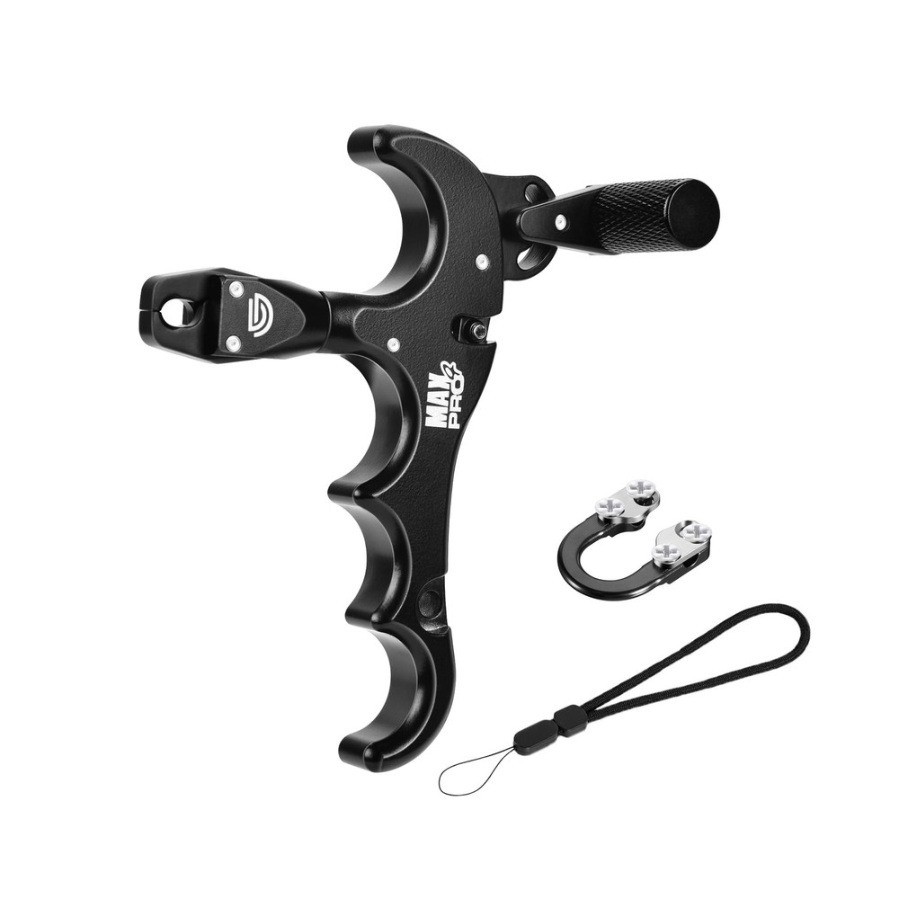 DD Bow Release Archery Release 360° Rotatable Thumb Release for Compound Bo