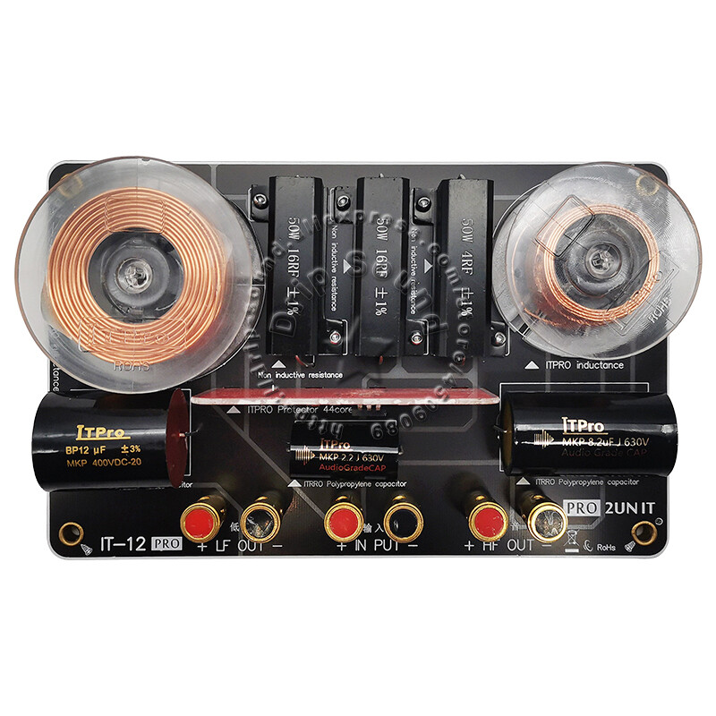 1pcs 800W 2 Way 2 Unit Speaker Frequency Divider Filter High-Low Crossover Board