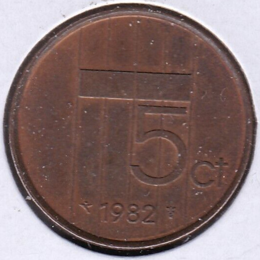 1982 Netherlands 5 Cent