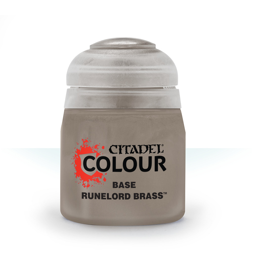Citadel Base: Runelord Brass Paint 2026