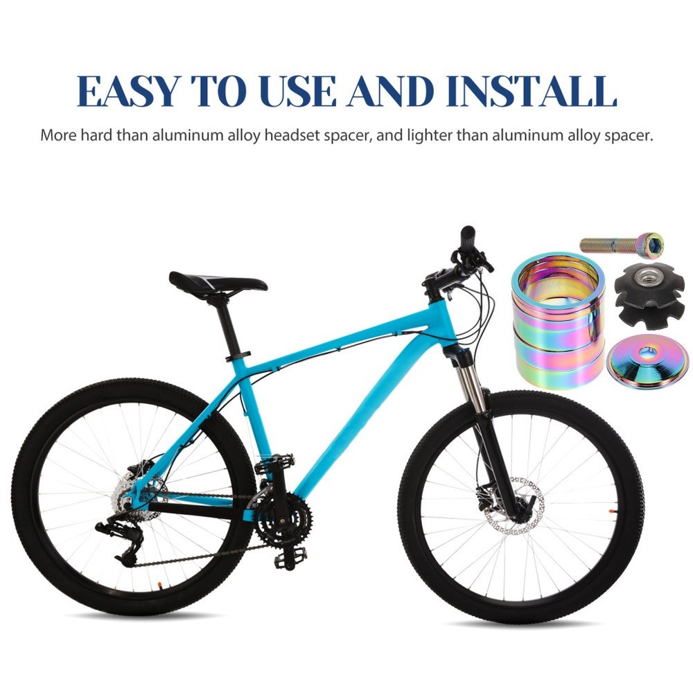 Replaceable Headset Gasket Aluminum Alloy Spacer Bicycle Spacers