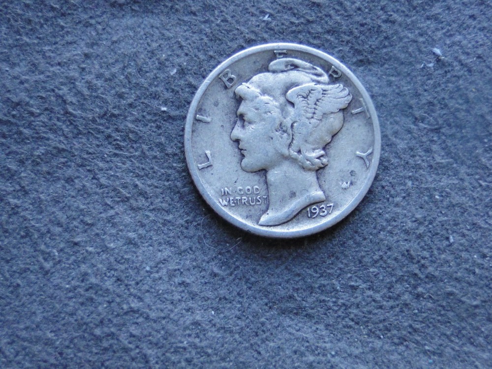 1937 Mercury Dime  26-1286