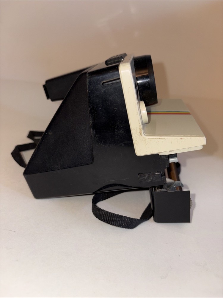 VTG Polaroid One Step Land Camera Rainbow Stripe UNTESTED PREOWNED