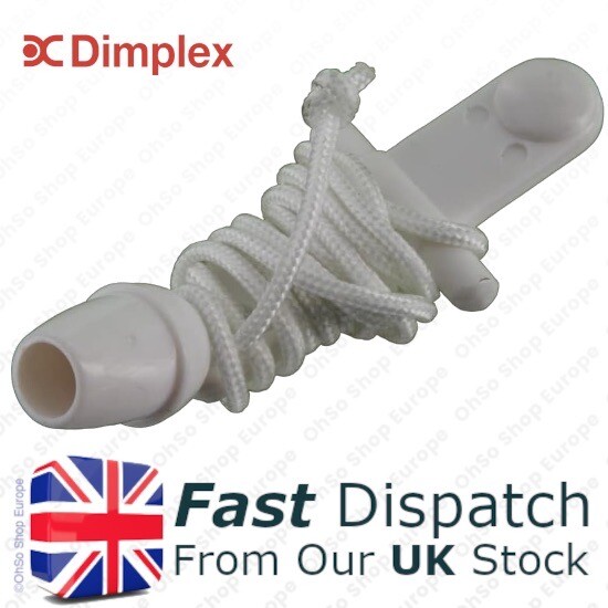 DIMPLEX Downflow Bathroom Electric Fan Heater Pull Switch Rope Cord GENUINE PART