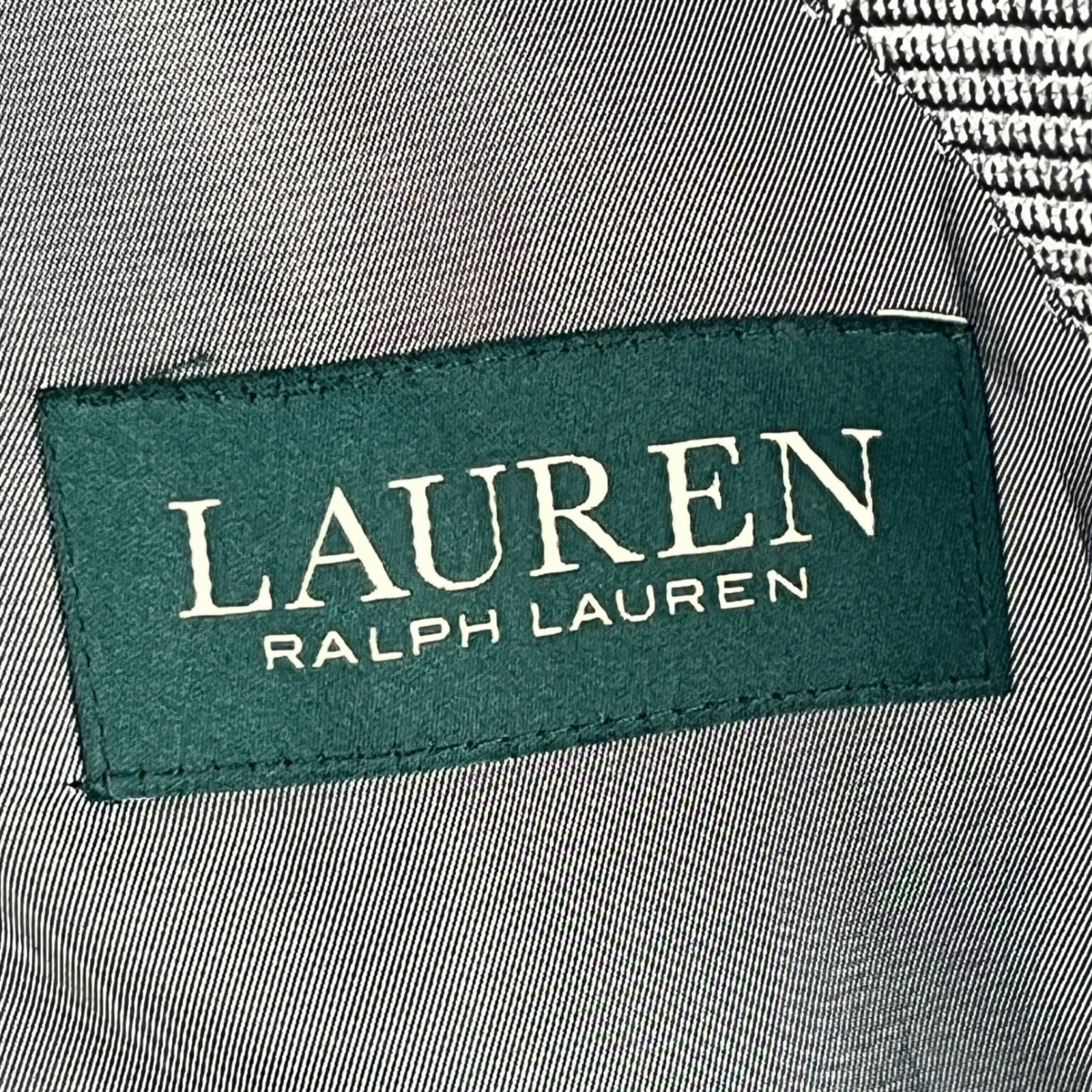 Lauren Ralph Lauren 48R Gray Glen Plaid Sport Coat Blazer Mens NWOT Classic