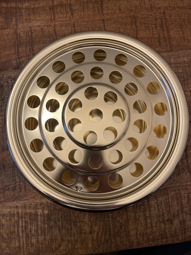 Revell-Ware Communion Tray Stackable 40 Hole Insert Aluminum rw500 Brass