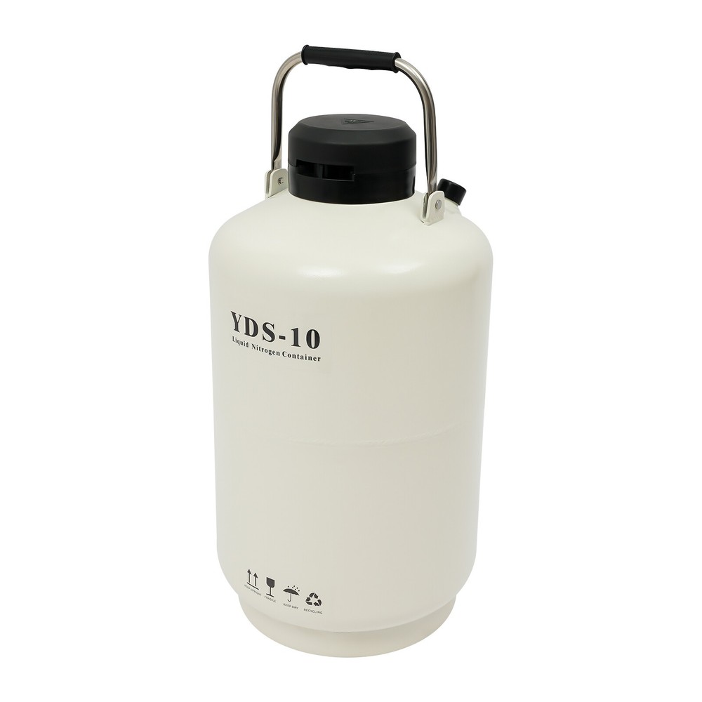 10L Liquid Nitrogen Container Liquid Nitrogen Tank Nitrogen Cryogenic Container