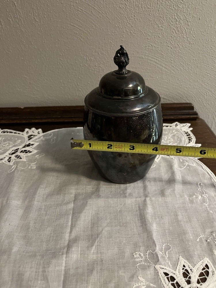 Sheridan SilverPlate Lidded Jar