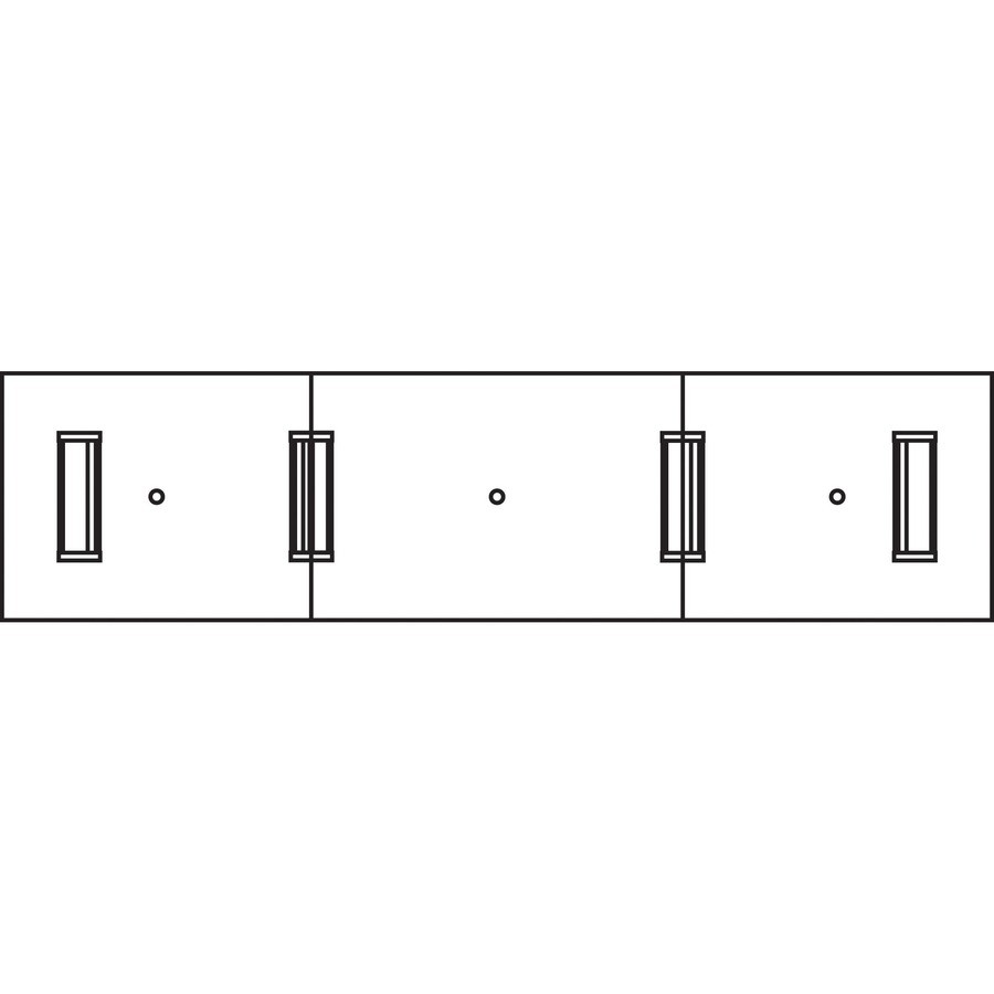 Lorell Prominence Conference Table Slim Base (plb24ge)
