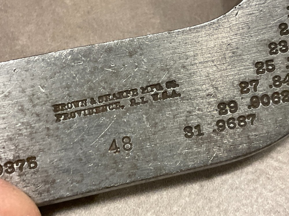 Brown & Sharpe No.48 Outside Micrometer 1-2"