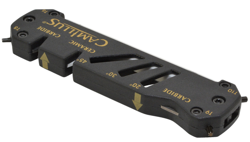Camillus Glide Knife Blade Hook Carbide Multi Angle Sharpener Screwdriver 19224