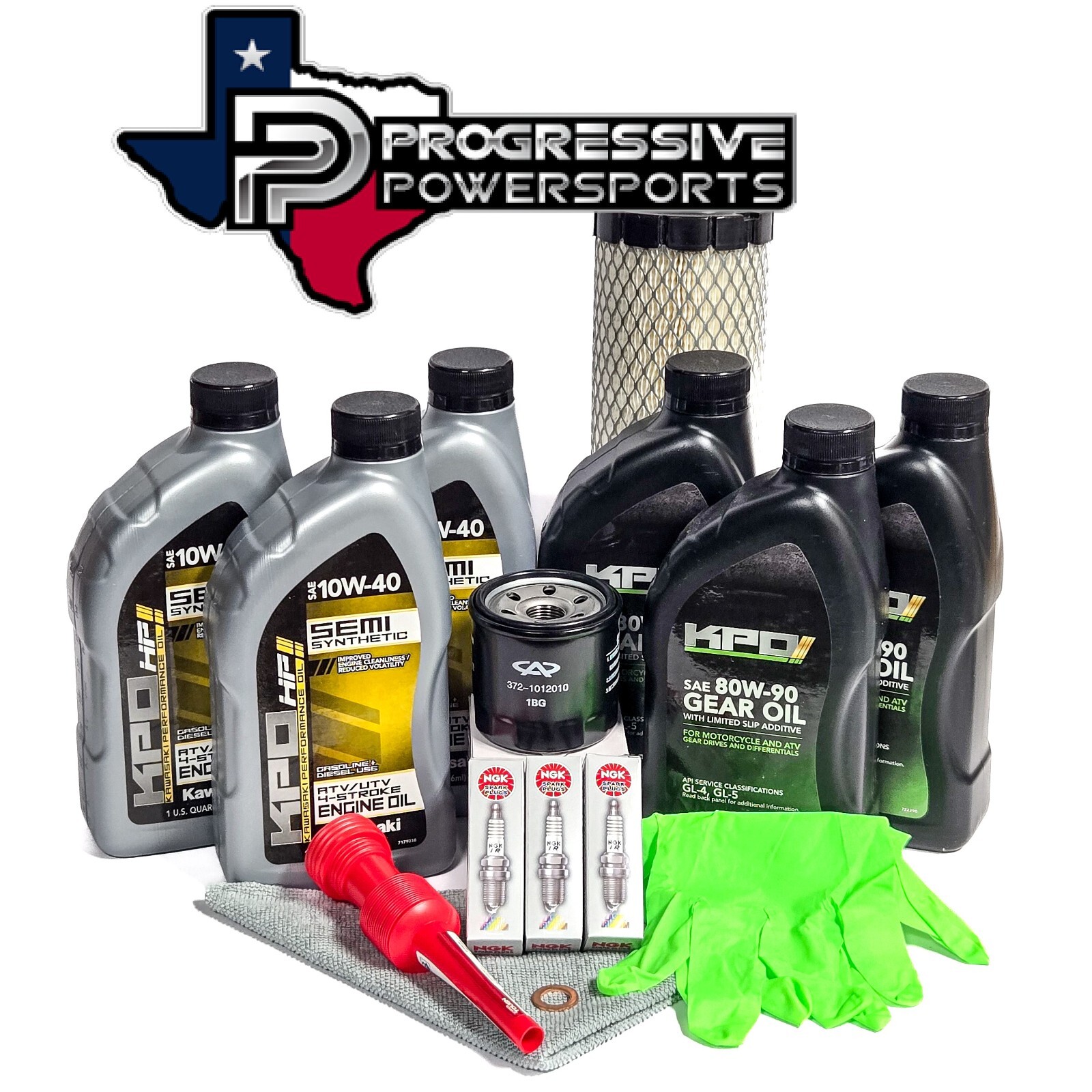 Kawasaki KPO KAF820 Mule PRO-FXT Full Service Oil Change Kit