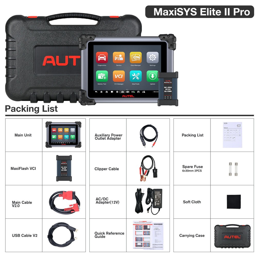 2026 Autel MaxiSys Elite II PRO ECU Programmer Coding with 2 Years Free Update
