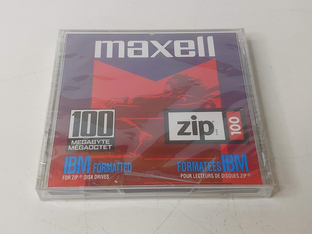 Maxell 100 MB IBM Formatted ZIP 100 Disk New in Package