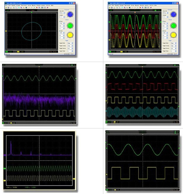 PC-Based USB 2CH Oscilloscope 20MHz 48MSa/s & 16CH Logic Analyzer 2in1 6022BL