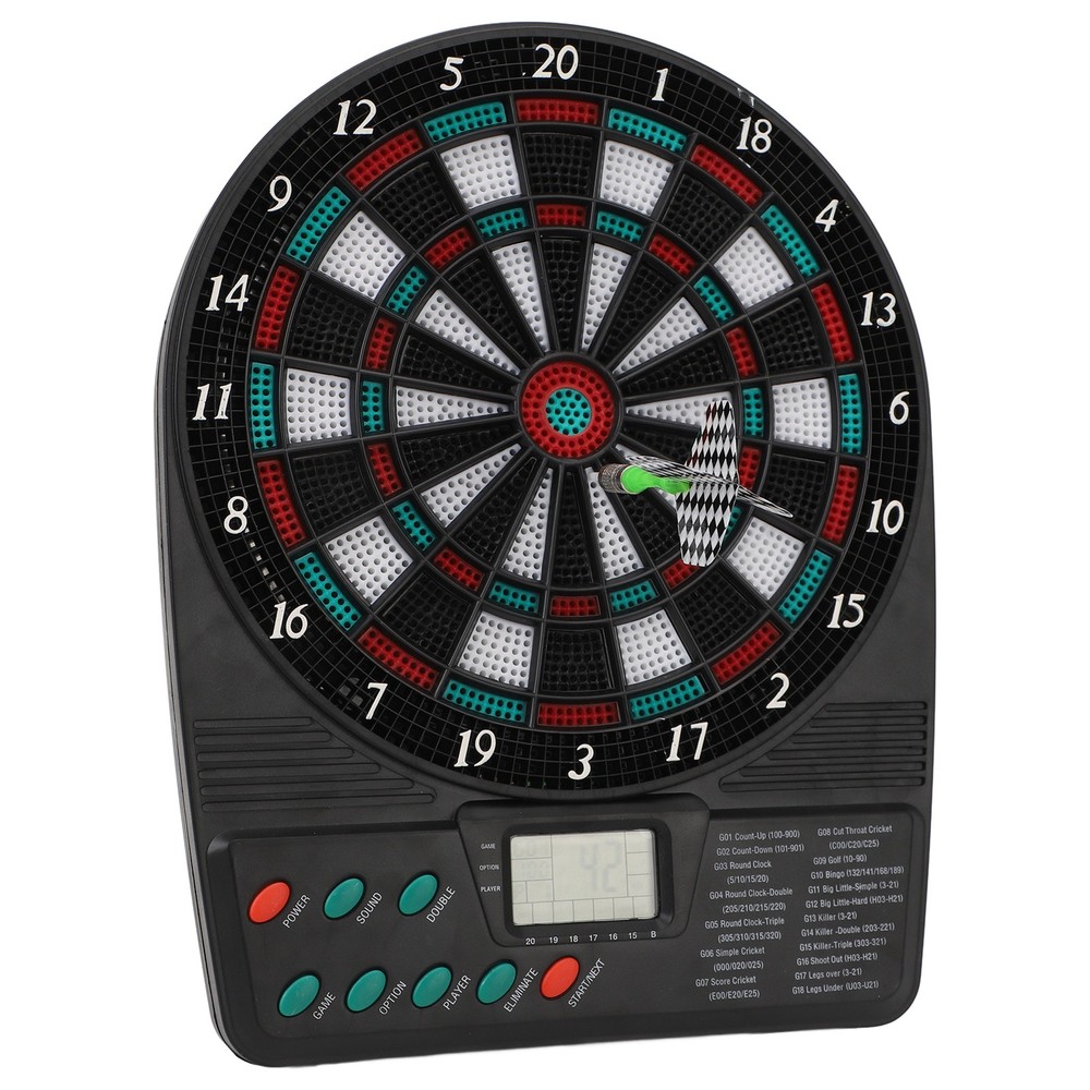 Electronic Dartboard Set Automatic Scoring Soft Tip Dartboard With Multiple FF
