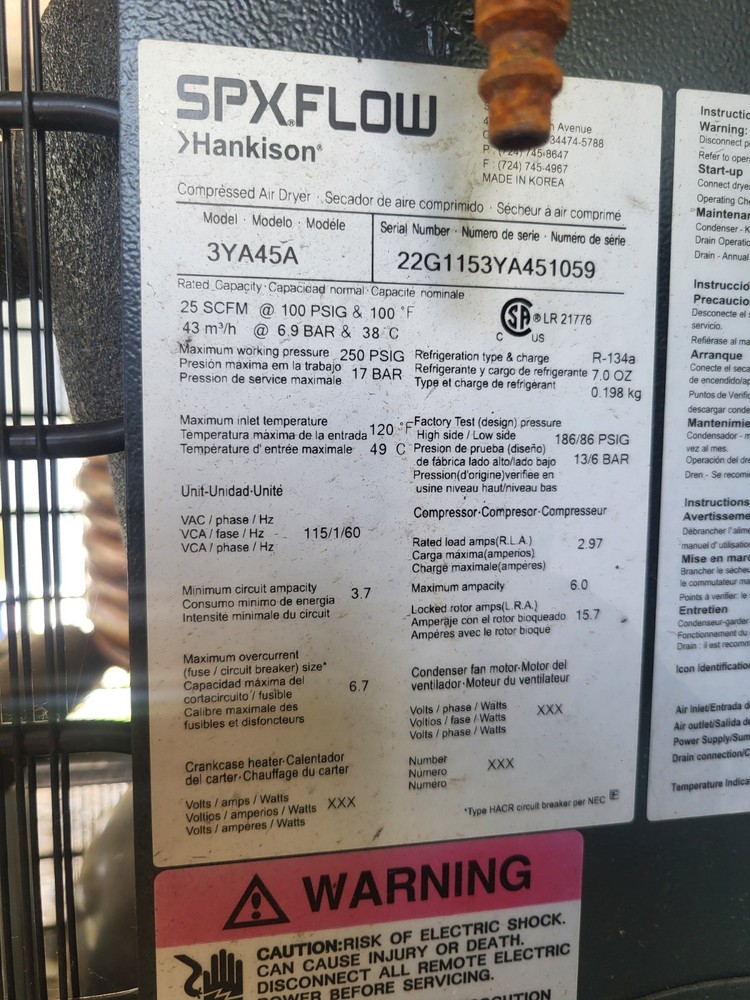 hankison air dryer