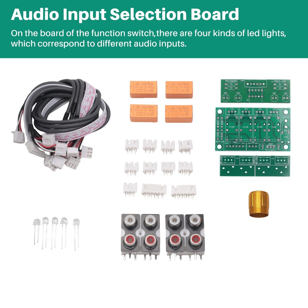 Relay 4-Way Audio Input Switching Audio Input Selection Board of5538