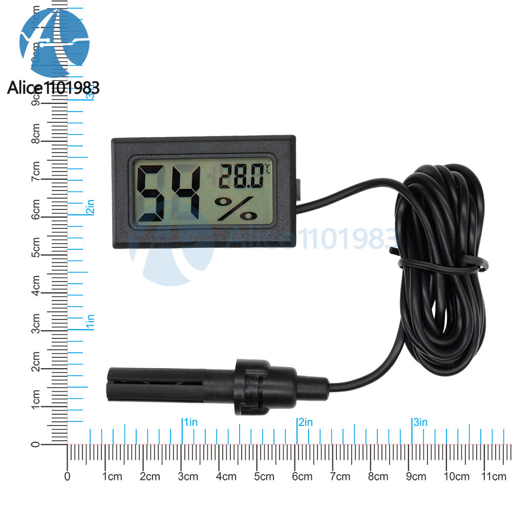 1-10PCS Mini Digital LCD Thermometer Hygrometer Humidity Temperature Meter