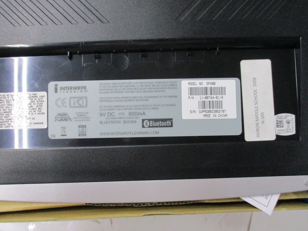 Interwrite Learning Pad eInstruction Bluetooth Interactive Classroom Device