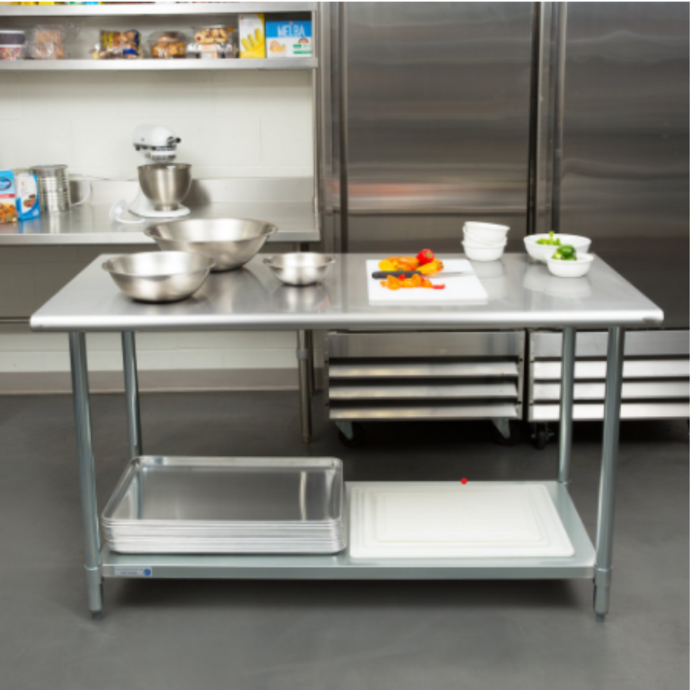 30" x 60" Adjustable Table Work Prep Undershelf Restaurant Stainless Steel