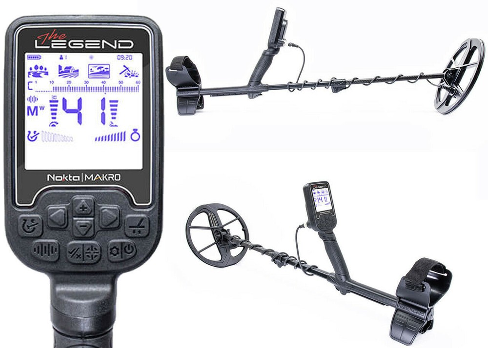 Nokta Legend PRO-PACK Multi-Frequency Waterproof Metal Detector, 2 Coil Package