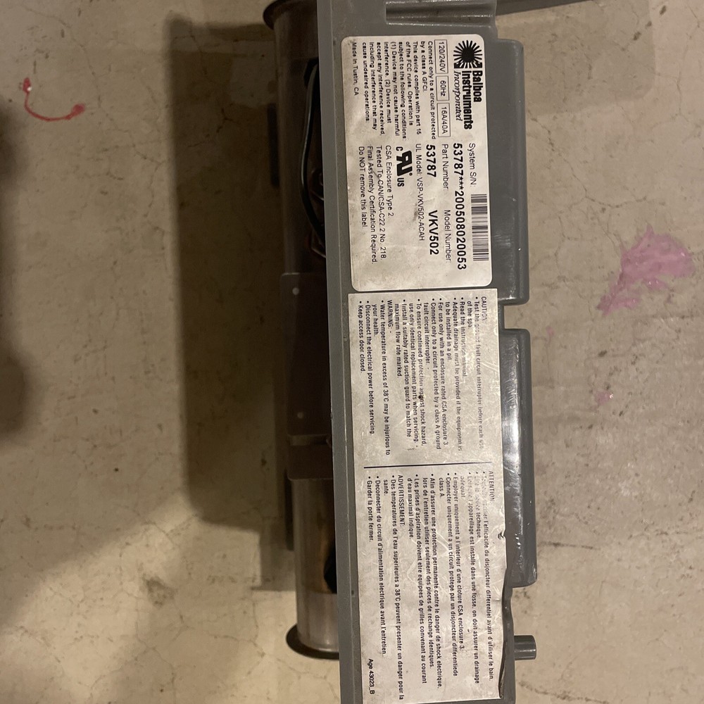 Balboa Hot Tub Circuit Board Housing